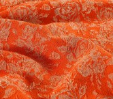 Jacquard floral lamé teja